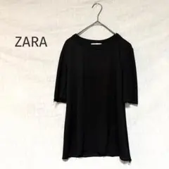 ZARAザラ M カットオフ半袖 Tシャツ