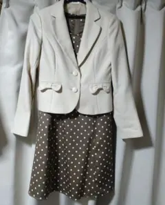 入学式　ワンピース＆ジャケットセット　7号