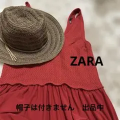 ZARA レッド キャミワンピースL