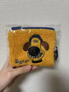 ひつじのショーン　もこもこスクエアポーチ　ピッツァー