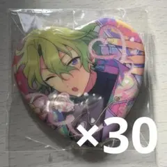 巴日和 ホワイトデー ハート缶バッジ