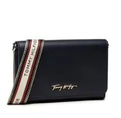 【美品】Tommy Hilfiger ネイビー ショルダーバッグ