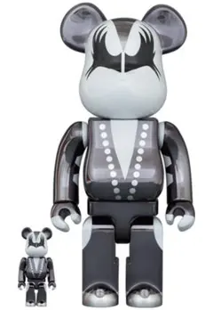 BE@RBRICK KISS SPACE MAN 100％ & 400％ - メルカリ