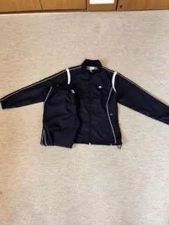 美品00s希少 old adidas ナイロンセットアップ上下 フレアY2Kのサムネイル