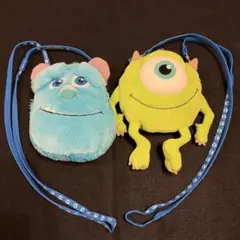 ディズニーリゾート　モンスターズインク　サリー　マイク　パスケース　ポーチ