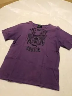 PPFM スカルプリント Tシャツ パープル LARGEのサムネイル