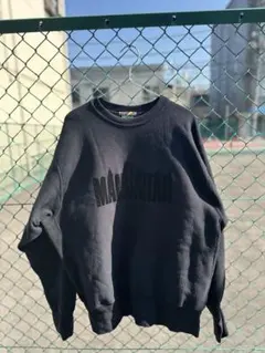 is-ness スウェット XL ビッグシルエット ブラックのサムネイル
