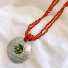 アジアン エスニック ネックレス ペンダント 民族衣装 アンティーク ビーズ