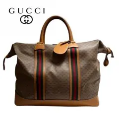 GUCCI グッチ GGキャンバス シェリーライン トートバッグ ボストン