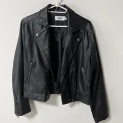 AZUL by MOUSSY 黒 Mサイズ ライダースジャケット