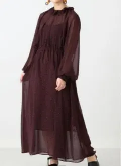 Ray beams ドット シアーワンピースのサムネイル