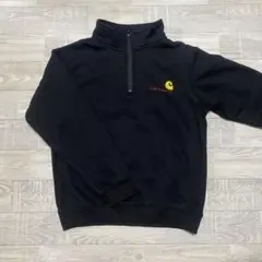Carhartt ネイビー ハーフジップ スウェット M