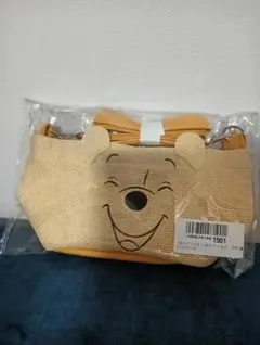 ★新品★未開封★くまのプーさん 編みバスケット風ショルダー