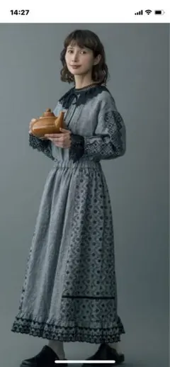 タグ付き新品☆サマンサモスモス☆カズミ☆kazumi☆刺繍レース3wayスカート