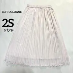 EDIT COLOGNE ロングプリーツスカート 2S ピンクベージュのサムネイル