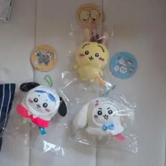 匿名配送 ちいかわ×サンリオキャラクターズ ぷちミニマスコット 3点セット