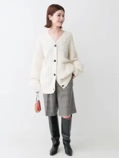 スピックアンドスパン　Fabrica ハーフパンツ / グレンチェック パンツ