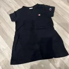 Champion 半袖ワンピース 100cm ブラック