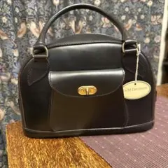 J&Mデヴィッドソン ブライドルレザー ブラック ハンドバッグのサムネイル