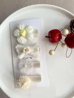 ヘアピン♡ベビー♡キッズ♡ホワイト