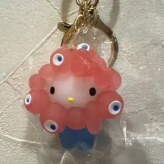 未開封　大阪関西万博　サンリオミャクミャク クリアキーホルダー　♡ハローキティ