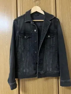 ブラックデニムジャケット