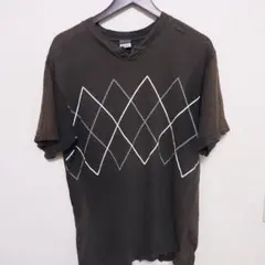 mantega ダークブラウン ダイヤモンドTシャツ