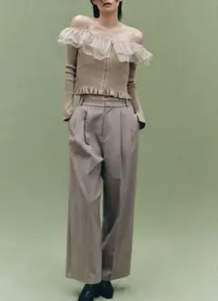 フレイアイディー♡2タックワイドパンツ