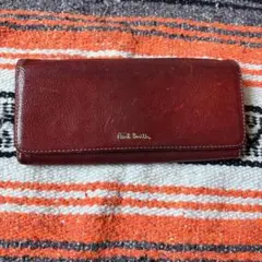 Paul Smith 本革 長財布 カラフルストライプ