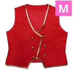 ツイステ　ベスト　レッド M　コスプレ　制服　ハーツラビュル　仮装