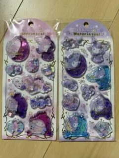 ウォーターシール　マイメロ＆クロミ　2枚セット