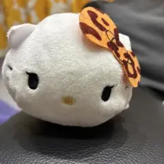 キーホルダー ハローキティ ぽてコロマスコット9 ヒョウ柄 ぬいぐるみ値下げ不可