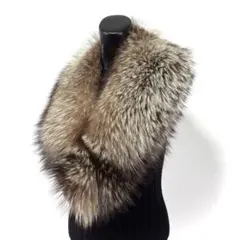 【銀狐】SAGA FOX サガフォックス ショール シルバーフォックス ゴールド