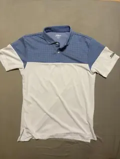 Titleist ポロシャツ 青白 チェック柄