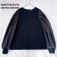 ビューティアンドユース コットンブロード タックスリーブカットソー