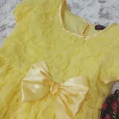 新品☆子供服☆海外購入☆ディズニープリンセス☆美女と野獣ベル風ドレスワンピ