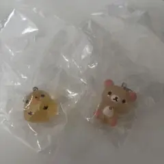 リラックマ クリアマスコットチャーム キイロイトリ・コリラックマ