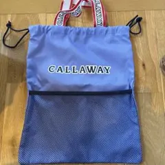 CALLAWAY メッシュポケット付きシューズバック、シューズ入れ