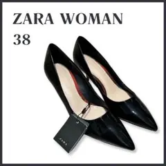 新品未使用✨ザラウーマン ハイヒール パンプス 38 25cm ブラック 黒