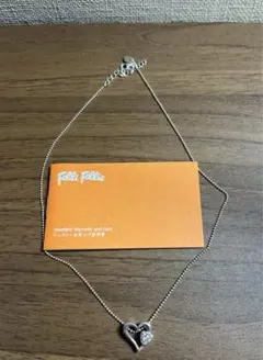 フォリフォリ　ハートネックレス　シルバー