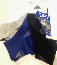 新品☆アディダスソックス３足セット242526㎝テーピング使用‼︎ 吸水速乾