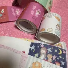 マスキングテープ キャラクター柄 3個セット
