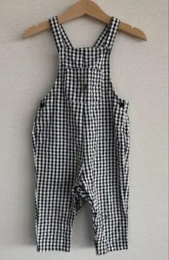 baby GAP オーバーオール 80 ギンガムチェック サロペット