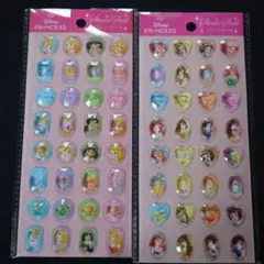 ディズニープリンセス ステッカーセット 2シート