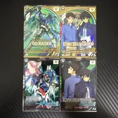 アーセナルベース　fq06 00ライザー　刹那&沙慈　Uレア　搭乗機　セット