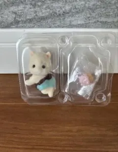 【24時間限定SALE】シルバニア　アルパカの赤ちゃんとカップケーキの帽子　1体