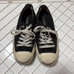 ブラック キャンバス スニーカー