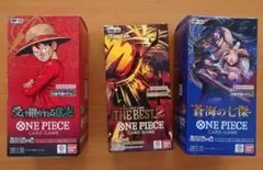 【テープ付き】ワンピース 受け継がれる意志 神の島の冒険 エッグヘッド3BOX 受け継がれる意志、神の島の冒険、エッグヘッドクライシスBOXセット