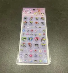 タイルシール　タイルみたいなシール　パワーパフガールズ　ドロップブロックシール