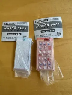 サンリオ　ボンボンドロップ　ミニチュアチャーム キティ&シナモロール
